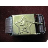 Czechoslovakia:  1960's Army buckle and belt